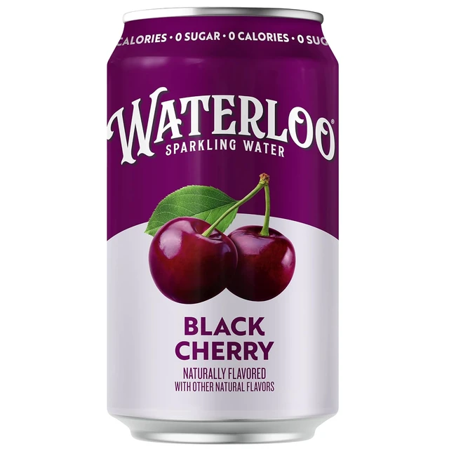 Alt view image 4 of 6 - Waterloo Sparkling Water, Black Cherry, 12 Fl Oz Cans (Pack of 12)
