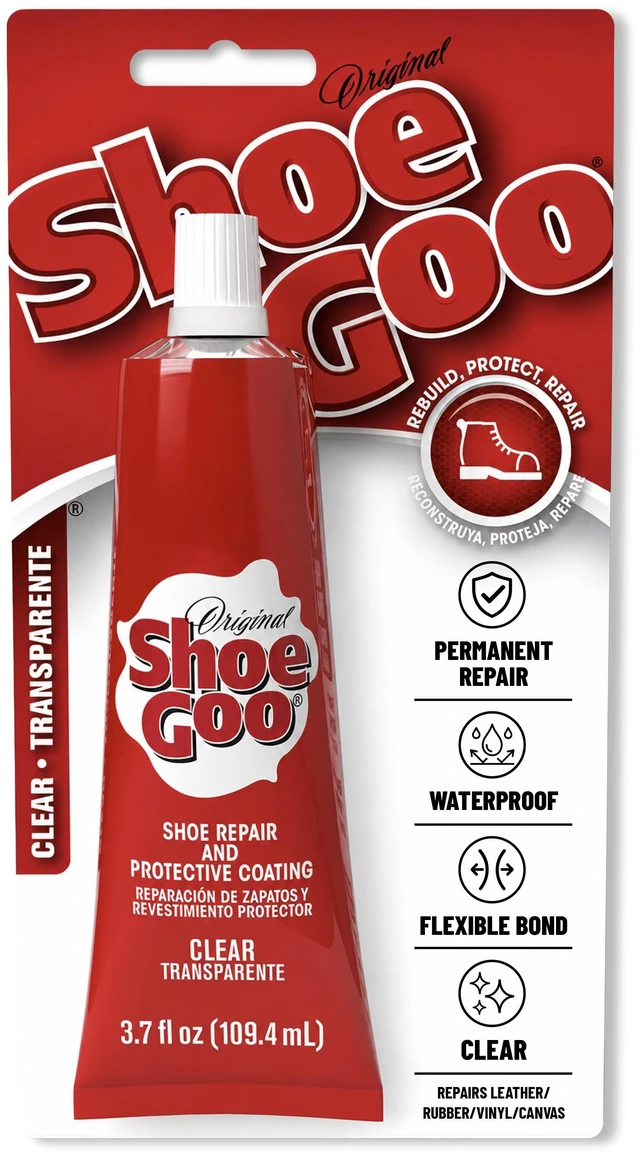 Main image of Eclectic Shoe Goo Adhesive Glue, Shoe Repair, Clear, 110010, 3.7 fl. oz.