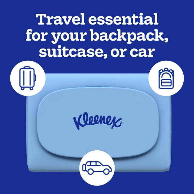 Alt view image 4 of 6 - Kleenex Snap & Go Ultra Soft Facial Tissues, 4 Packs, 25 Tissues per Pack