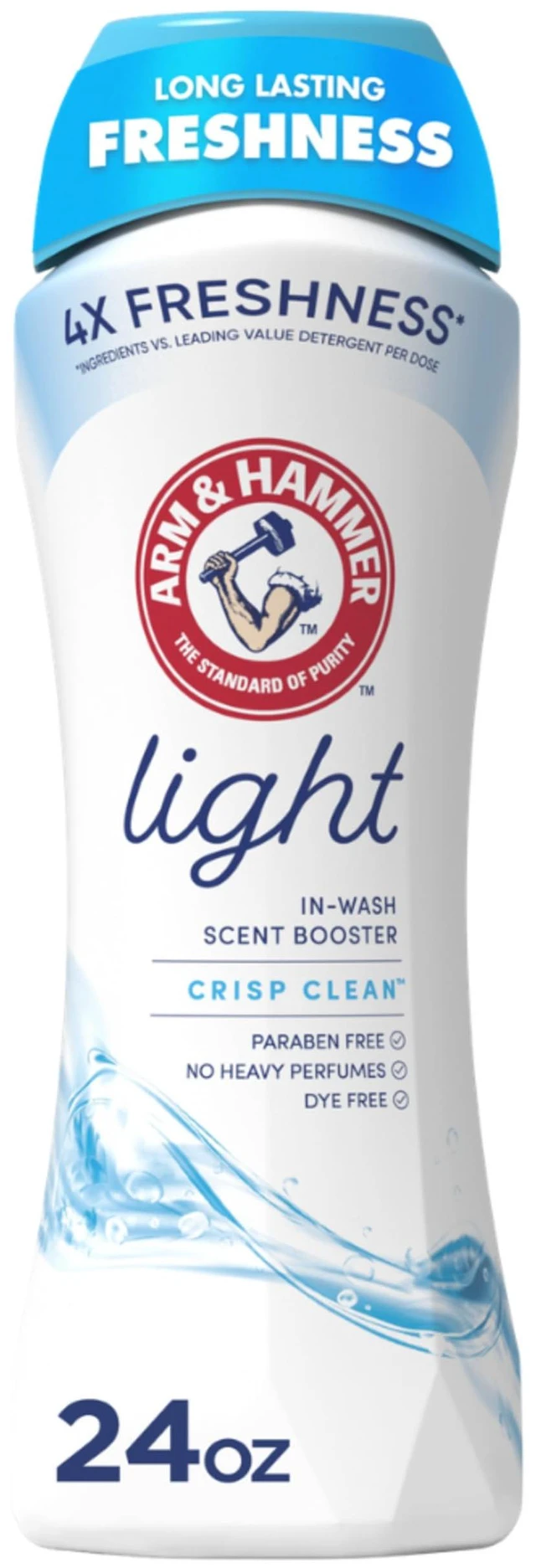 Main image of ARM & HAMMER Light Laundry Scent Booster, Crisp Clean Scent, 24 Oz