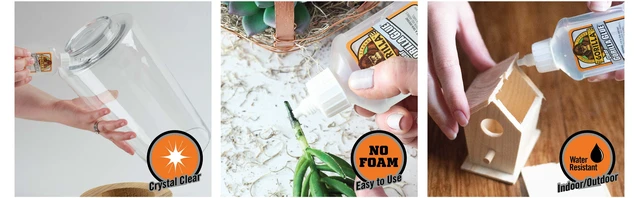 Alt view image 5 of 5 - Gorilla Clear Glue, 1.75 Ounce Bottle (51mL), 24-hour Dry Tme