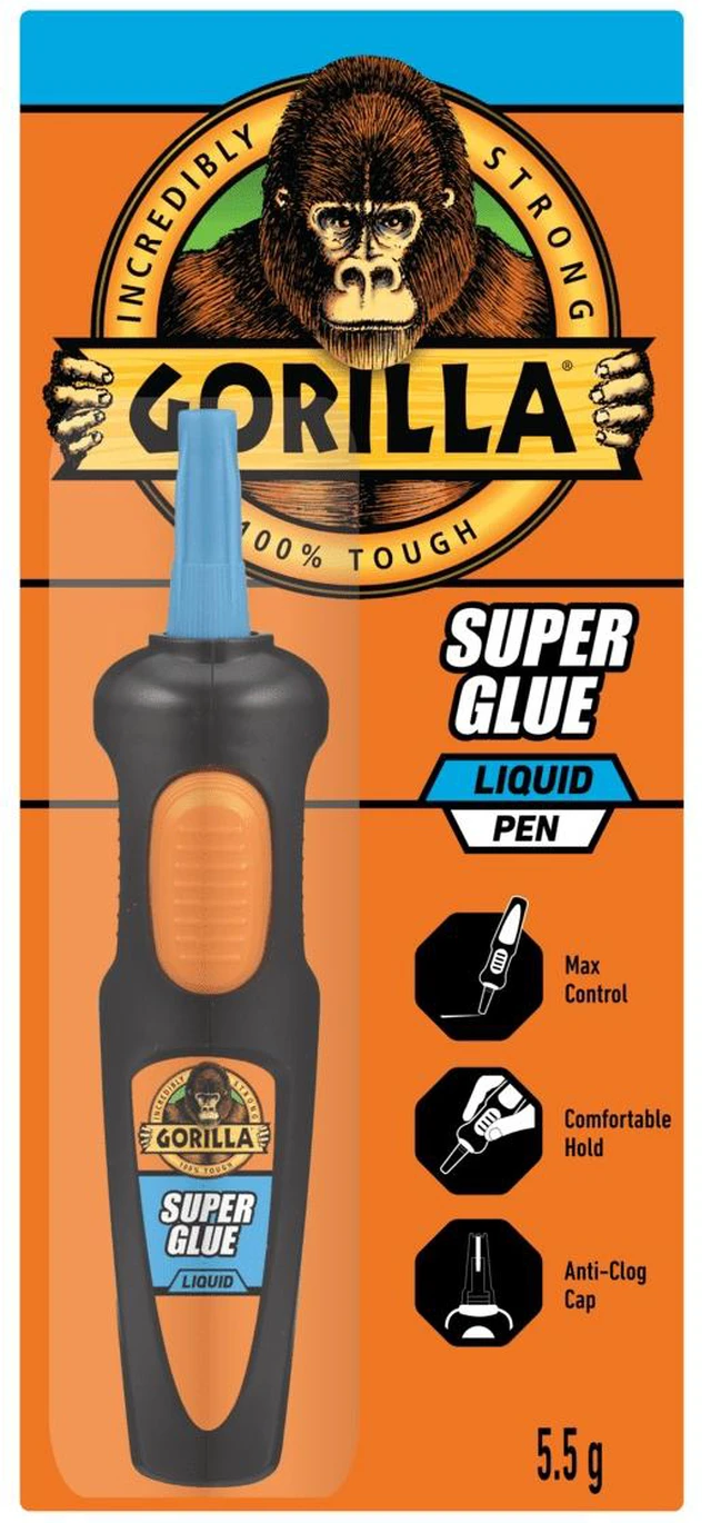 Main image of Gorilla Clear Super Glue 5.5 Gram Pen, Product Net Content Quantity 1