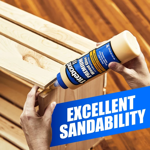Alt view image 6 of 6 - Titebond II Premium Wood Glue 8 Oz.