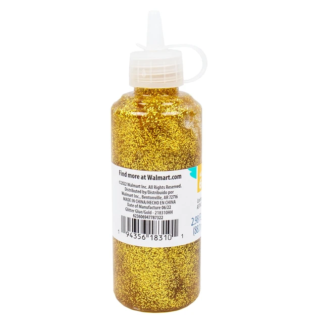 Alt view image 2 of 6 - (5 pack) Hello Hobby Gold Glitter Glue, 2.9 oz., Boys and Girls, Child, Ages 6+
