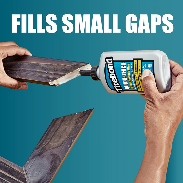 Alt view image 5 of 6 - Titebond 16 Oz Quick And Thick Wood Glue