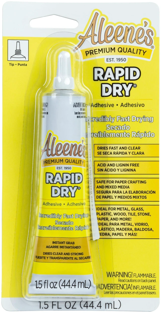 Main image of Aleene's Rapid Dry Mixed Media Adhesive 1.5 fl oz , Fast Drying Glue