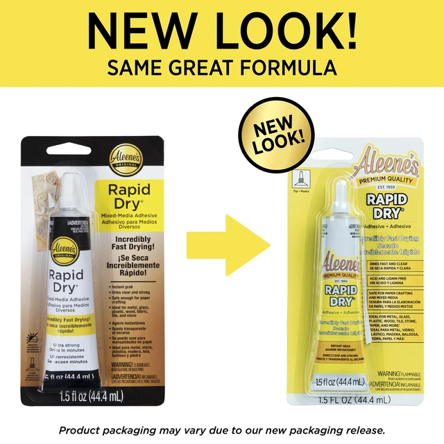 Alt view image 3 of 7 - Aleene's Rapid Dry Mixed Media Adhesive 1.5 fl oz , Fast Drying Glue
