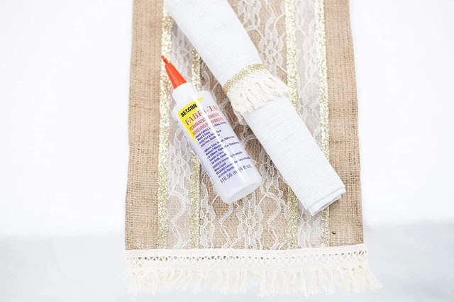 Alt view image 6 of 6 - Beacon Fabri-Tac Permanent Quick-Dry Fabric Adhesive Glue, 4 oz. Bottle