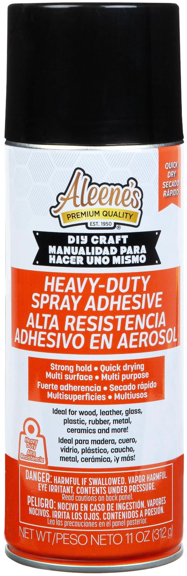 Main image of Aleene's DIY Craft Heavy-Duty Adhesive Spray 11 oz, Strong Hold