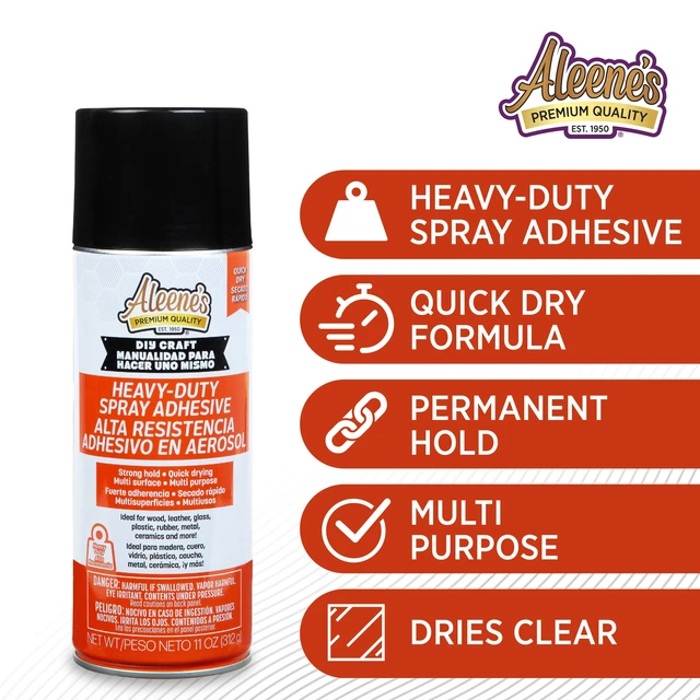 Alt view image 3 of 6 - Aleene's DIY Craft Heavy-Duty Adhesive Spray 11 oz, Strong Hold