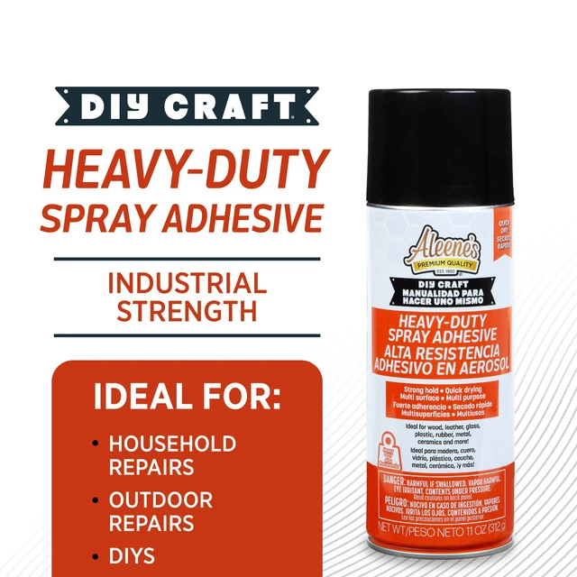 Alt view image 5 of 6 - Aleene's DIY Craft Heavy-Duty Adhesive Spray 11 oz, Strong Hold