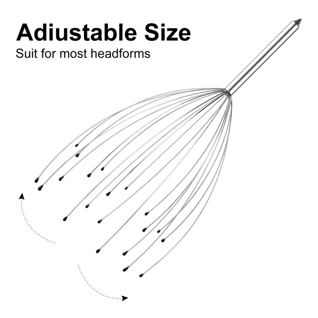 Alt view image 5 of 7 - Asqraqo Stocking Stuffers, 2 Pack Scalp Massagers, 20 Fingers Hand-held Massage Tingle, Head Massagers for Deep Relaxation, Stress Relief and Hair Stimulation Christmas Presents