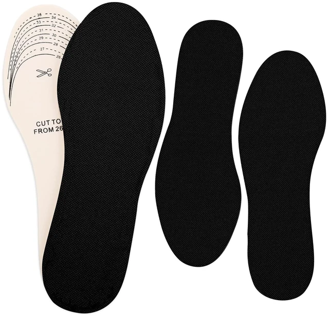 Main image of Eurzom 2 Pairs Kids Insoles for Shoes Sneakers Memory Sponge Inserts,Black
