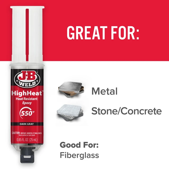 Alt view image 2 of 5 - J-B Weld Highheat Syringe Epoxy- 25 ml