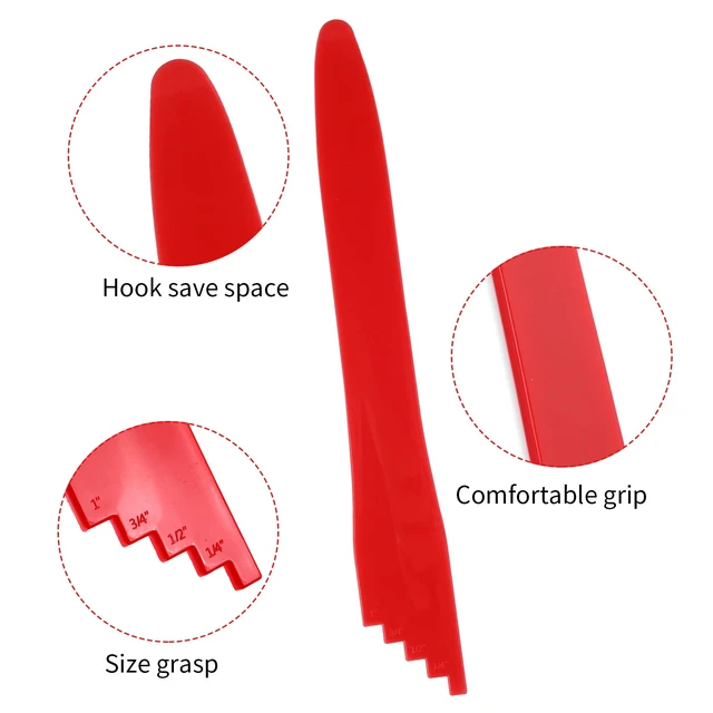 Alt view image 5 of 7 - ASTER 4 Pieces Canning Kit-2 Pieces Canning Magnetic Lid Lifter Canning Lid Lifter (7 Inch) 2 Pieces Canning Bubble Popper Remover Canning Lid Magnet Tools(Red)