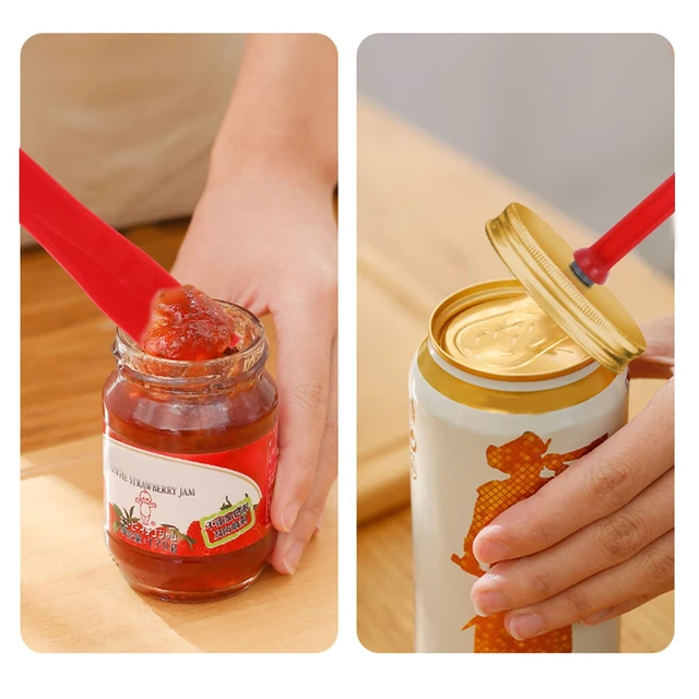 Alt view image 6 of 7 - ASTER 4 Pieces Canning Kit-2 Pieces Canning Magnetic Lid Lifter Canning Lid Lifter (7 Inch) 2 Pieces Canning Bubble Popper Remover Canning Lid Magnet Tools(Red)