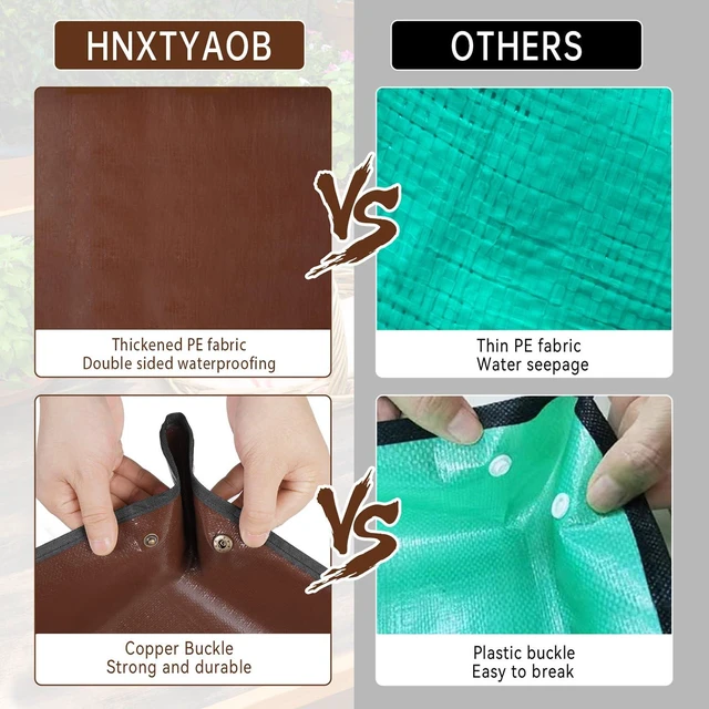 Alt view image 3 of 6 - 27"x 27" Repotting Mat for Indoor Plant Transplanting and Mess Control Foldable Waterproof Potting Tray-Easy to Clean Gardening Gifts for Plant Lovers