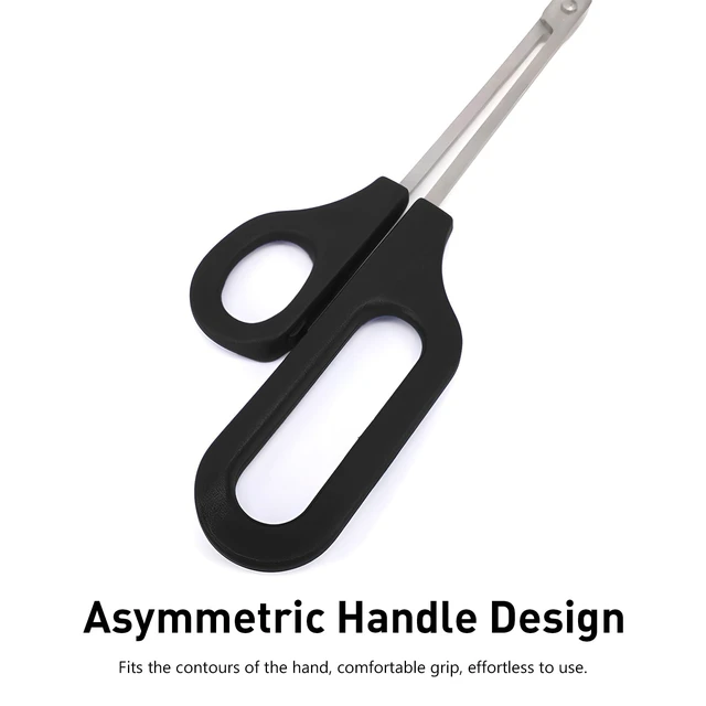 Alt view image 4 of 7 - 8.3 Inch Long Handle Toenail Scissors for Thick Nails & Easy Reach Long Handled Toe Nail Clippers for Seniors Women Men (Black)