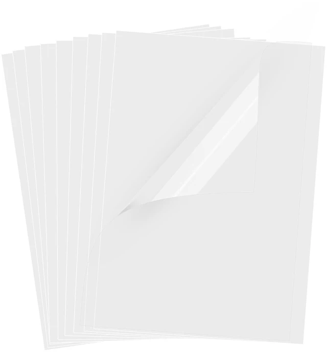 Main image of 30 Sheets Inkjet Transparency Film 100% Clear Acetate Sheets for Crafts