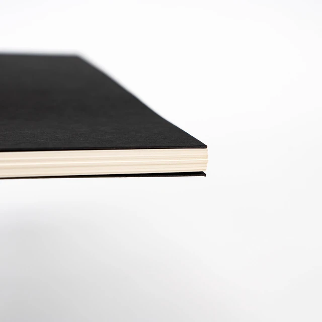Alt view image 5 of 7 - DSTELIN 9 inch x 6 inch, 100GSM, Blank Spiral Notebook, 1-Pack, Soft Cover, Sketch book, 160 Pages / 80 Sheets, (Black)