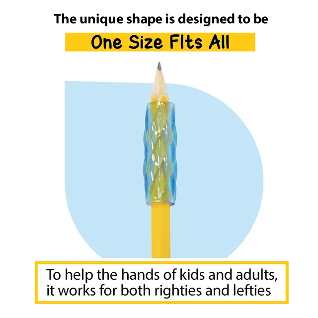 Alt view image 2 of 6 - BAZIC PRODUCTS Gel Pencil & Pen Grips, Assorted, 8 Ct