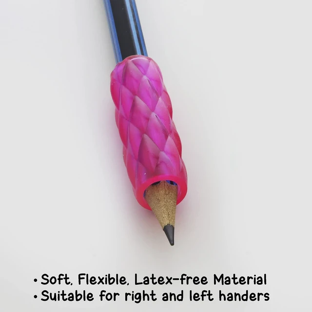 Alt view image 5 of 6 - BAZIC PRODUCTS Gel Pencil & Pen Grips, Assorted, 8 Ct