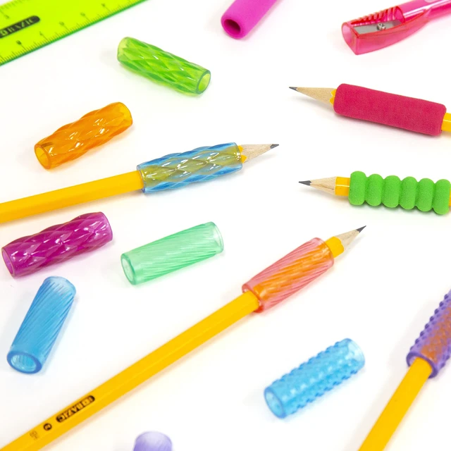 Alt view image 3 of 6 - BAZIC PRODUCTS Gel Pencil & Pen Grips, Assorted, 8 Ct