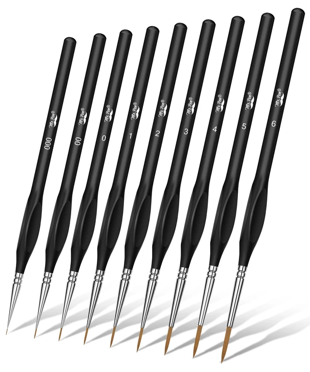 Main image of Mr. Pen- Miniature Paint Brushes, 9 Pcs, Detail Paint Brush Set