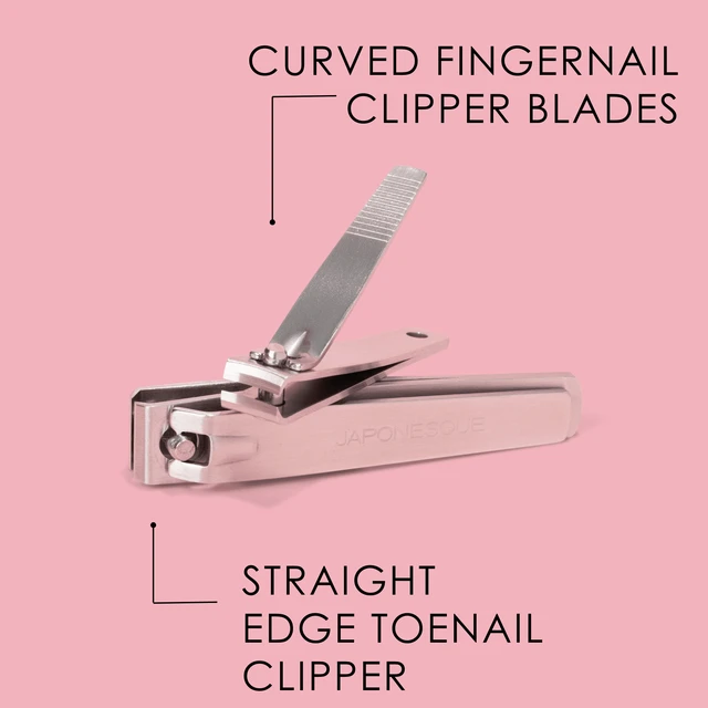 Alt view image 2 of 6 - Japonesque Fingernail & Toenail Clippers, Stainless Steel, 2 pack
