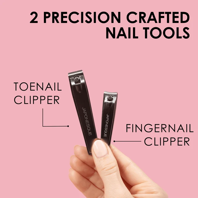 Alt view image 3 of 6 - Japonesque Fingernail & Toenail Clippers, Stainless Steel, 2 pack