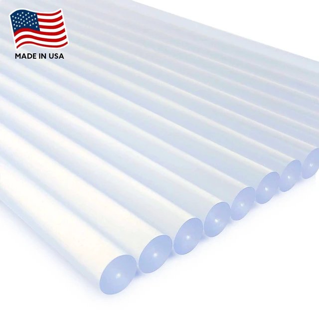 Alt view image 5 of 6 - AdTech Crystal Clear Multi Temp Full Size Hot Glue Sticks, Full Size 10" x .44", 24 Sticks