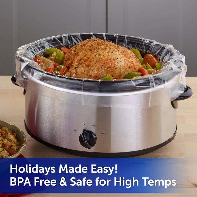 Alt view image 6 of 6 - Reynolds Kitchens Slow Cooker Liners, Regular Size, Fits 3-8 Quarts, 6ct