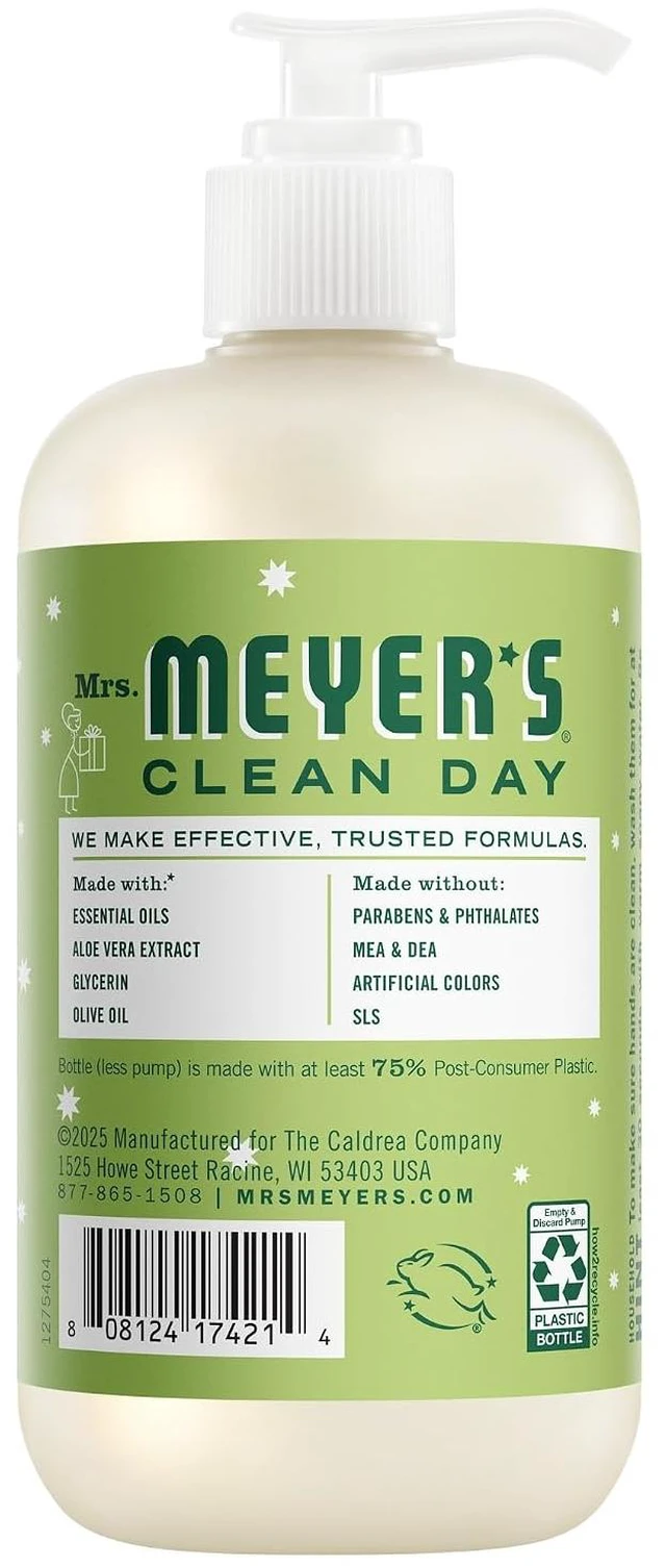 Alt view image 5 of 7 - MRS. MEYER'S CLEAN DAY Hand Soap, Iowa Pine Scent, 12.5 Fl Oz Bottle