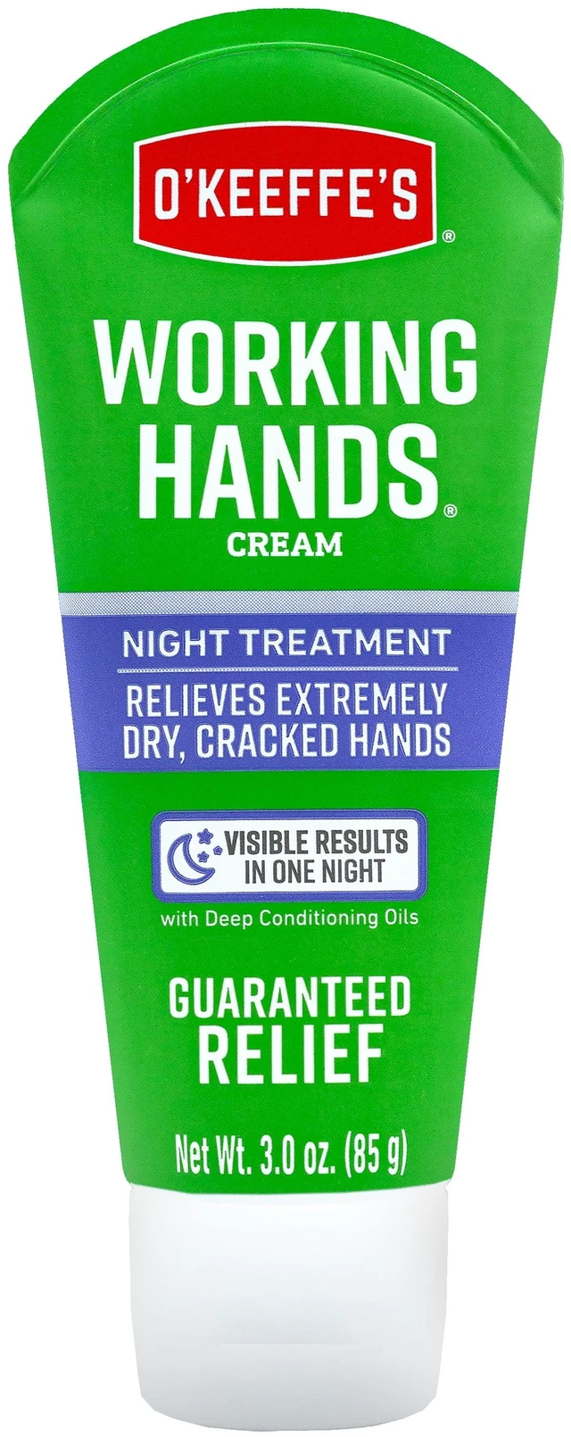 Main image of O'Keeffe's Working Hands Night Treatment Hand Cream, 3 Ounce Tube