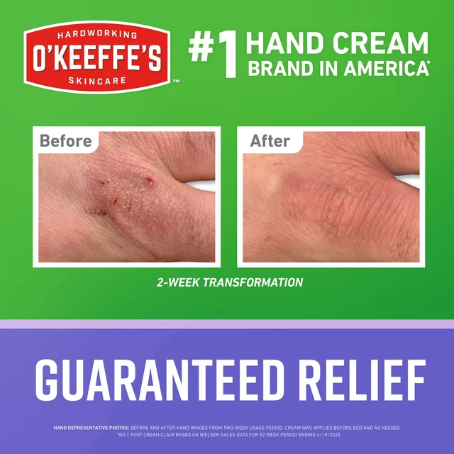 Alt view image 6 of 6 - O'Keeffe's Working Hands Night Treatment Hand Cream, 3 Ounce Tube
