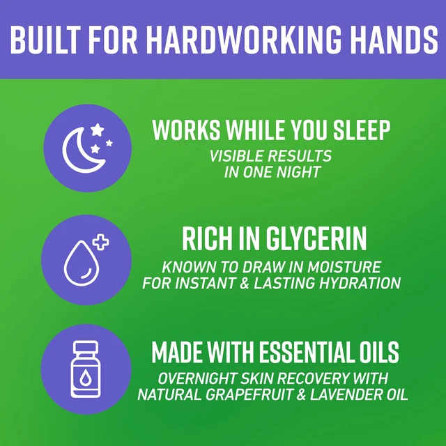 Alt view image 2 of 6 - O'Keeffe's Working Hands Night Treatment Hand Cream, 3 Ounce Tube