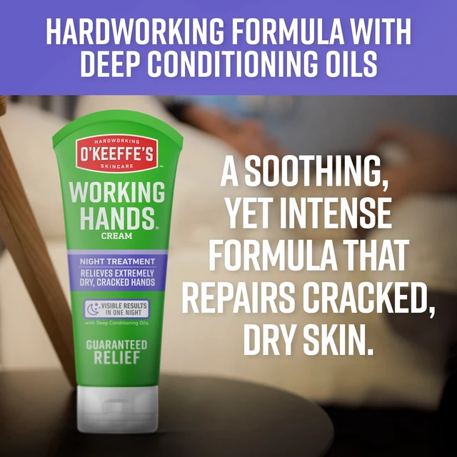Alt view image 3 of 6 - O'Keeffe's Working Hands Night Treatment Hand Cream, 3 Ounce Tube
