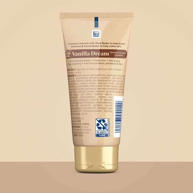 Alt view image 6 of 6 - Gold Bond Vanilla Dream Softening Hand Cream, Luxurious Everyday Hand Cream with Shea Butter to Help Boost Skin Moisture and Cocoa Butter to Help Soften Skin, Warm Vanilla Dream Scent, 3 oz
