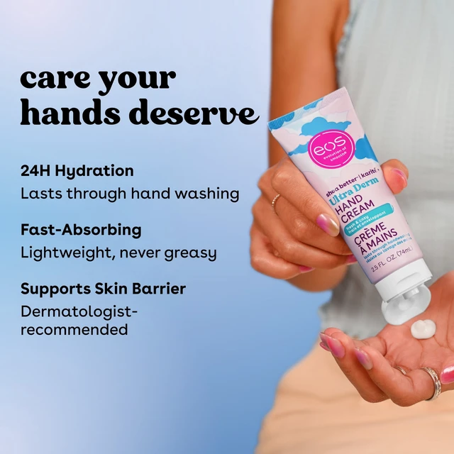 Alt view image 6 of 6 - eos Shea Better Ultra Derm Hand Cream- Fresh & Cozy, Moisturizes Dry Hands, 2.5 fl oz, 1 Pack