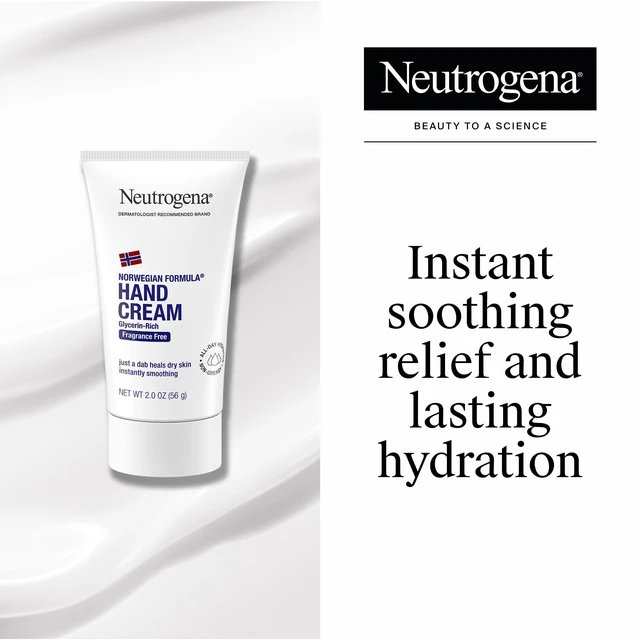 Alt view image 5 of 5 - Neutrogena Norwegian Formula Hand Cream, Fragrance-Free Cream for Dry Hands & Body, 2 oz