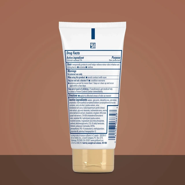 Alt view image 4 of 5 - Gold Bond Medicated Eczema Relief Hand Cream, 3 oz., Skin Protectant Cream with 2% Colloidal Oatmeal