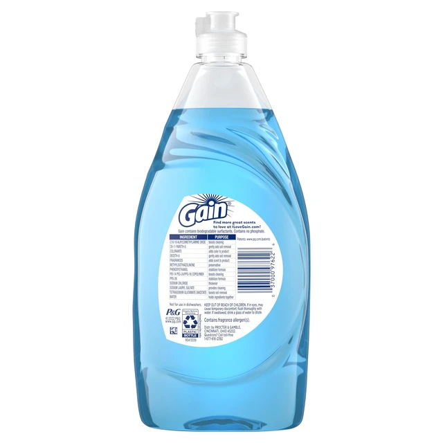 Alt view image 3 of 7 - Gain Ultra + Bleach Alternative Dish Soap, Dishwashing Liquid, Honey Berry Hula, 21.6 Fl Oz