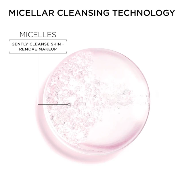 Alt view image 3 of 6 - Garnier Micellar Water, Facial Cleanser & Makeup Remover, 3.4 Fl Oz