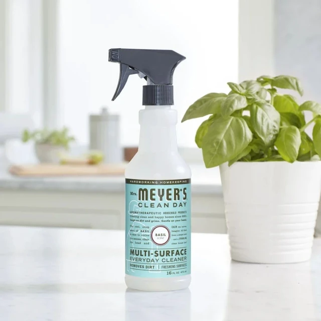Alt view image 4 of 5 - MRS. MEYER'S CLEAN DAY All-Purpose Cleaner Spray, Basil, 16 fl. oz