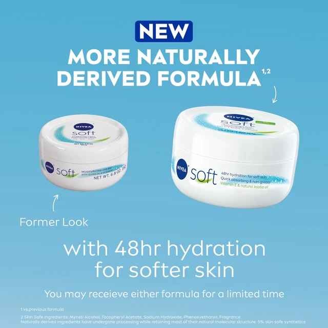 Alt view image 2 of 6 - NIVEA Soft Moisturizing Cream for Body, Face and Hands, 6.8 oz