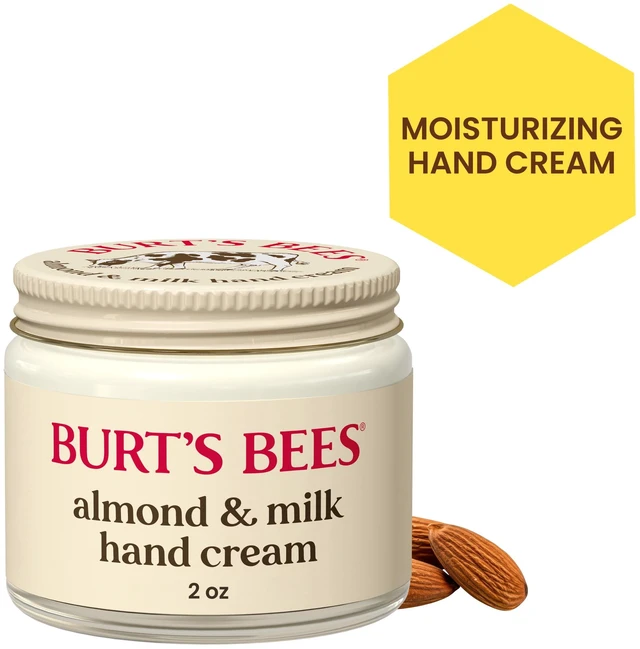 Main image of Burt's Bees Almond and Milk Hand Cream for Dry Skin, 2 Oz
