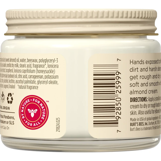Alt view image 3 of 5 - Burt's Bees Almond and Milk Hand Cream for Dry Skin, 2 Oz