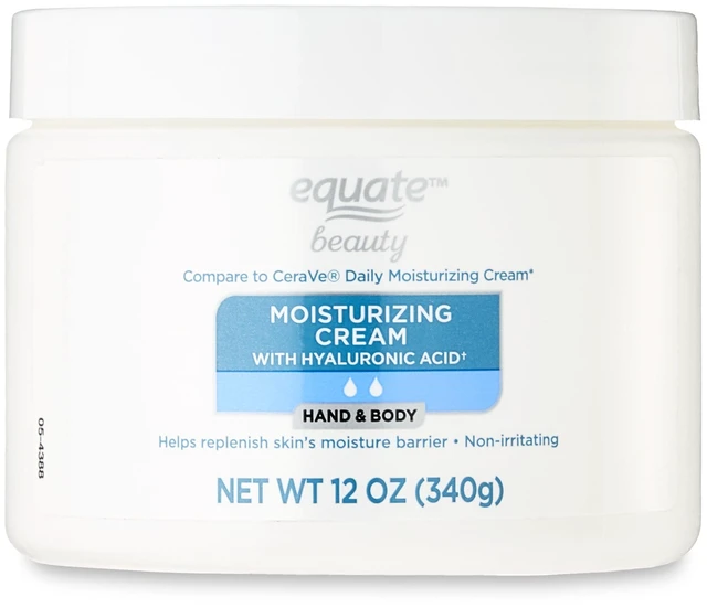 Main image of Equate Beauty Hand and Body Moisturizing Cream with Hyaluronic Acid, 12 oz