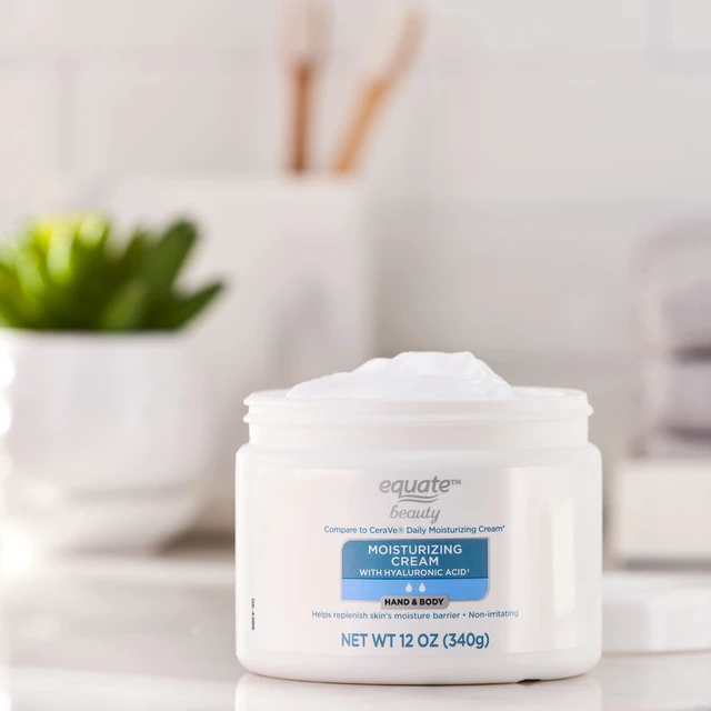 Alt view image 7 of 7 - Equate Beauty Hand and Body Moisturizing Cream with Hyaluronic Acid, 12 oz