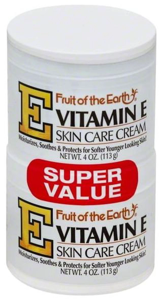 Main image of Fruit of the Earth Vitamin E Skin Care Cream Super Value, 4 Oz., 2 pack
